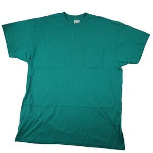 True Vintage Roebucks Single Stitched Blanket Pocket T Shirt